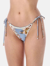 Zimmermann Chambray crochet tie bikini brief - | Spazio Pritelli