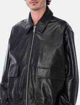 Studio Nicholson Piston lamb leather jacket - | Spazio Pritelli