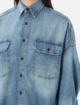 Camicia cropped in denim di R13 - | Spazio Pritelli