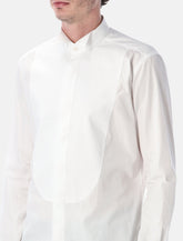 Xacus white plastron formal shirt - | Spazio Pritelli