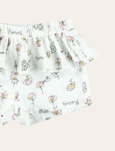 Shorts baby in cotone con stampa floreale - | Spazio Pritelli