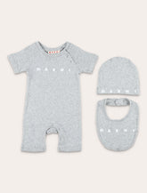 Marni grey cotton newborn gift set - | Spazio Pritelli