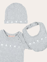 Marni grey cotton newborn gift set - | Spazio Pritelli