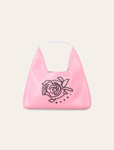 MARNI Borsa Diamond Grafica Fiore Rosa - | Spazio Pritelli
