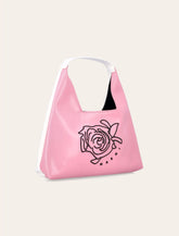 MARNI Borsa Diamond Grafica Fiore Rosa - | Spazio Pritelli