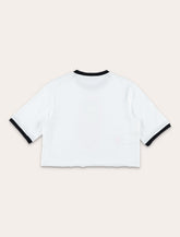 Marni girl's printed crop t-shirt - | Spazio Pritelli