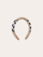 Burberry girl's check headband - | Spazio Pritelli