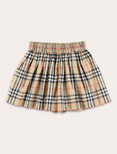 Burberry cotton Check shorts for kids - | Spazio Pritelli
