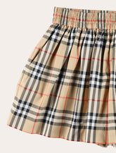 Burberry cotton Check shorts for kids - | Spazio Pritelli