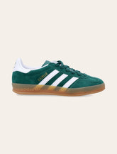 adidas Kids Gazelle Indoor green suede sneakers - | Spazio Pritelli