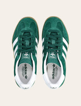 adidas Kids Gazelle Indoor green suede sneakers - | Spazio Pritelli