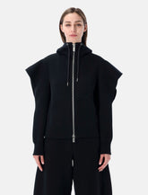 Sacai Hooded Zip Sweatshirt - | Spazio Pritelli