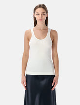 By Malene Birger Anisa ribbed tank - | Spazio Pritelli