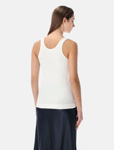 By Malene Birger Anisa ribbed tank - | Spazio Pritelli