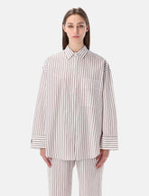 By Malene Birger oversized striped Derris shirt - | Spazio Pritelli