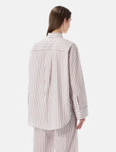 By Malene Birger oversized striped Derris shirt - | Spazio Pritelli