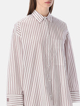 By Malene Birger oversized striped Derris shirt - | Spazio Pritelli