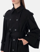 Trench lungo doppiopetto Alaya di By Malene Birger - | Spazio Pritelli