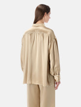 By Malene Birger Leonora satin blouse - | Spazio Pritelli