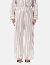 By Malene Birger Cabello striped wide-leg trousers - | Spazio Pritelli