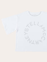 Stella McCartney Kids embroidered circular logo T-shirt - | Spazio Pritelli