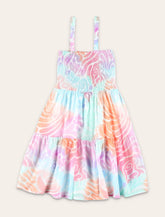 Stella McCartney Kids printed cotton sundress for girls - | Spazio Pritelli
