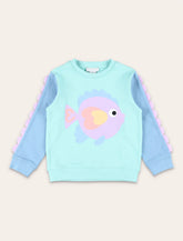 Stella McCartney Kids fish graphic sweatshirt & shorts set - | Spazio Pritelli