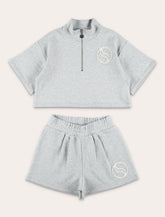 Stella McCartney top and shorts set for kids - | Spazio Pritelli