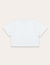 T-Shirt crop con logo psichedelico Stella McCartney Kids - | Spazio Pritelli