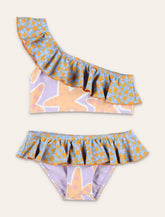 Stella McCartney Kids one-shoulder star bikini for girls - | Spazio Pritelli