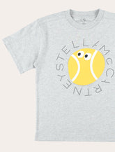 Stella McCartney Kids tennis ball graphic t-shirt for kids - | Spazio Pritelli