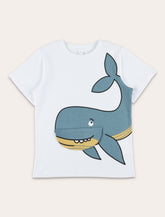 Stella McCartney Kids Whale graphic T-shirt - | Spazio Pritelli