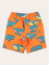 Stella McCartney whale print beach shorts for kids - | Spazio Pritelli