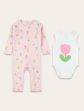 Set tutina e body Stella McCartney Kids stampa fiori - | Spazio Pritelli
