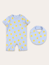 Set da neonato con stampa di palline da tennis di Stella McCartney Kids - | Spazio Pritelli