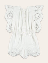 Zimmermann broderie jumpsuit for girls - | Spazio Pritelli