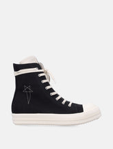 Sneas Rick Owens DRKSHDW in canvas high-top - | Spazio Pritelli