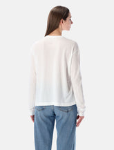 James Perse oversized crepe jersey long sleeve Tee - | Spazio Pritelli