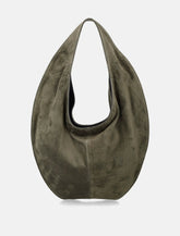 Maeden Market kelp suede tote - | Spazio Pritelli