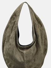Maeden Market kelp suede tote - | Spazio Pritelli