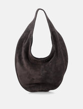Maeden Market grape suede tote - | Spazio Pritelli