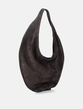Maeden Market grape suede tote - | Spazio Pritelli