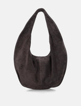 Maeden Market grape suede tote - | Spazio Pritelli