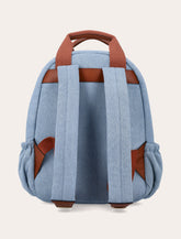 Chloé kid's organic denim backpack - | Spazio Pritelli