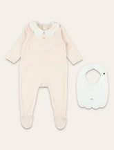 Set Neonato Chloé con Tutina e Bavaglino - | Spazio Pritelli
