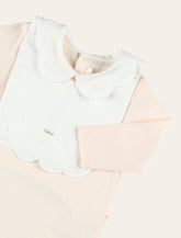 Set Neonato Chloé con Tutina e Bavaglino - | Spazio Pritelli