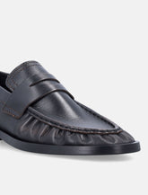 Miista Zita brown leather loafers - | Spazio Pritelli
