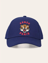 Kenzo Kids embroidered cotton twill cap - | Spazio Pritelli
