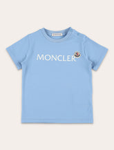 T-shirt in cotone con logo per neonato di Moncler - | Spazio Pritelli
