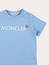 T-shirt in cotone con logo per neonato di Moncler - | Spazio Pritelli